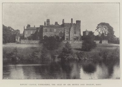 Ripley Castle, Yorkshire, sídlo sira Henry Day Ingilby, Baronet od English Photographer