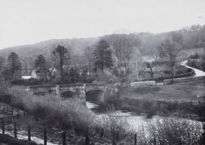 River Avon, Limpley Stoke (černobílá fotografie) od English Photographer