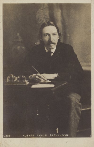 Robert Louis Stevenson (1850-1894), skotský romanopisec, básník a autor cestopisů od English Photographer