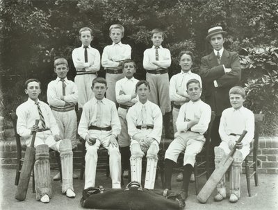 Rosendale Road School: kriketový tým, 1897 od English Photographer