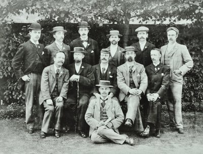 Rosendale Road School: skupiny učitelů, 1897 od English Photographer