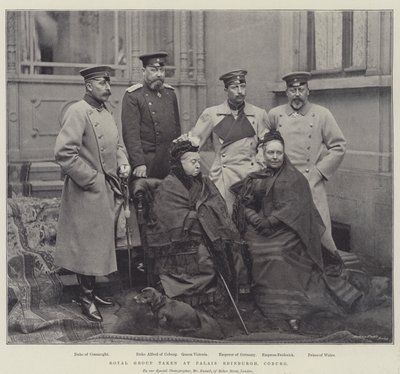 Royal Group přijata v Palais Edinburgh, Coburg od English Photographer