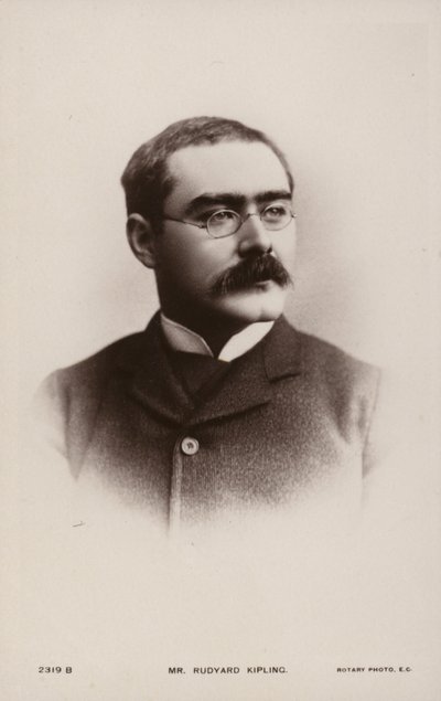 Rudyard Kipling (1865-1936), anglický povídkář, básník a romanopisec od English Photographer