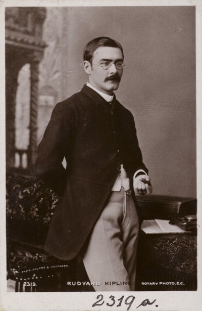Rudyard Kipling (1865-1936), anglický povídkář, básník a romanopisec od English Photographer