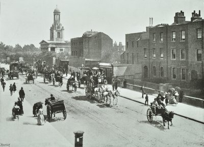 Saint Marks, Clapham Road: Kennington Road, 1894 od English Photographer