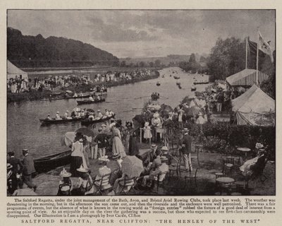 Saltford Regatta, poblíž Clifton, The Henley of the West od English Photographer