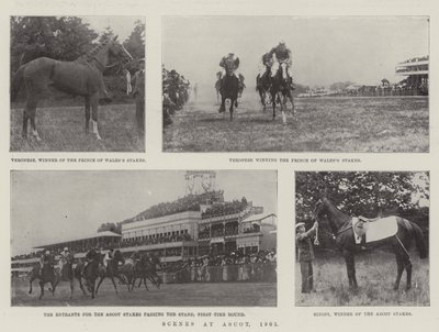 Scény v Ascotu, 1901 od English Photographer