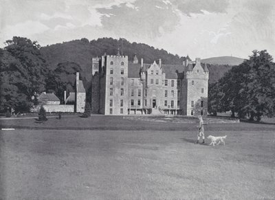Skotsko: Aboyne Castle (černobílá fotografie) od English Photographer