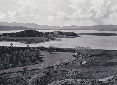 Skotsko: hrad Dunstaffnage (černobílá fotografie) od English Photographer