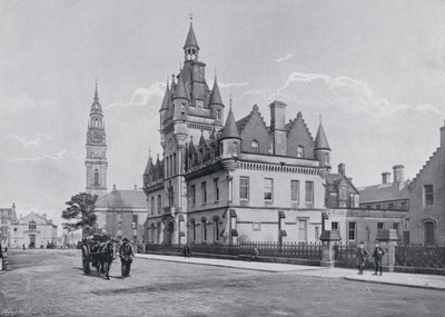 Skotsko: Greenock, Court House (černobílá fotografie) od English Photographer