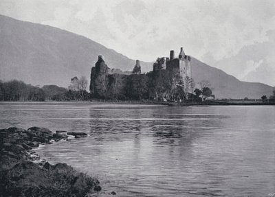 Skotsko: hrad Kilchurn (černobílá fotografie) od English Photographer