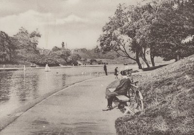 Sefton Park, Liverpool (černobílá fotografie) od English Photographer
