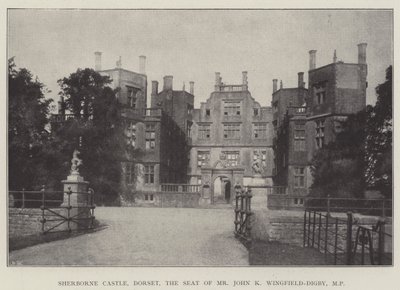 Sherborne Castle, Dorset, sídlo pana Johna K. Wingfield-Digbyho, MP od English Photographer