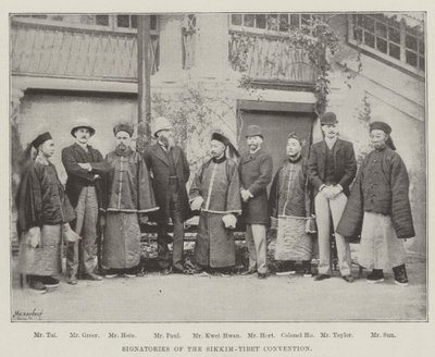Signatáři Sikkimsko-tibetské úmluvy od English Photographer