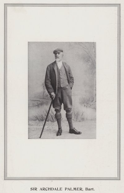 Sir Archdale Palmer, Baronet od English Photographer
