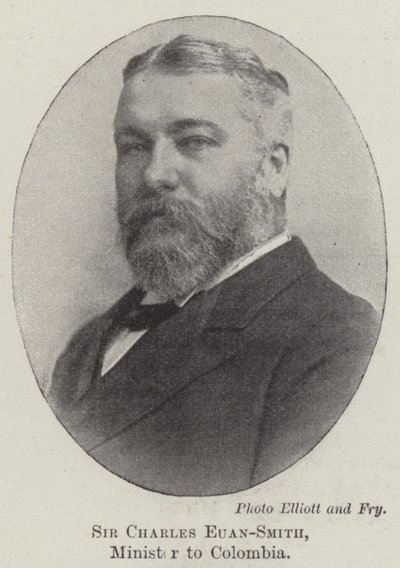 Sir Charles Euan-Smith, ministr Kolumbie od English Photographer