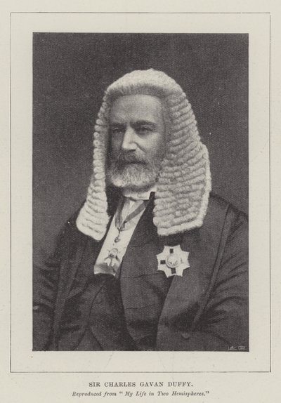 Sir Charles Gavan Duffy od English Photographer