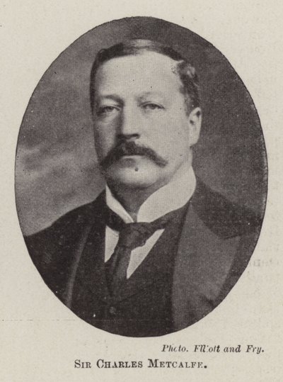 Sir Charles Metcalfe od English Photographer
