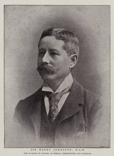 Sir Harry Johnston, KCB od English Photographer