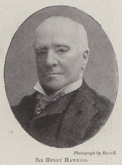 Sir Henry Hawkins od English Photographer