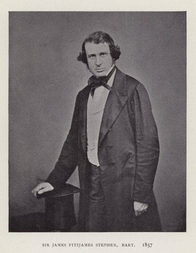 Sir James Fitzjames Stephen, Baronet, 1857 od English Photographer