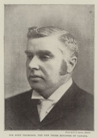 Sir John Thompson, nový premiér Kanady od English Photographer