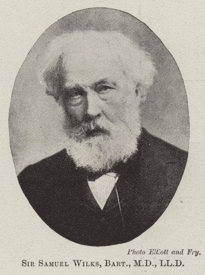 Sir Samuel Wilks, Baronet, MD, LLD od English Photographer