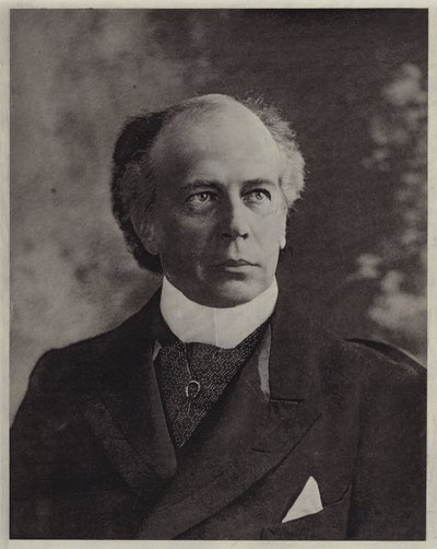 Sir Wilfrid Laurier (černobílá fotografie) od English Photographer