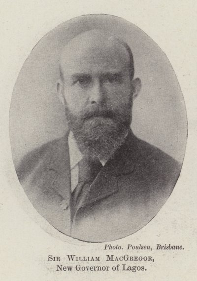 Sir William MacGregor, nový guvernér Lagosu od English Photographer