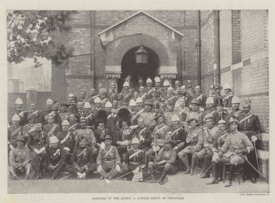 Vojáci královny, jubilejní skupina Colonials od English Photographer