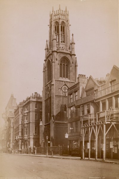 Kostel St Dunstans, Fleet Street, Londýn od English Photographer