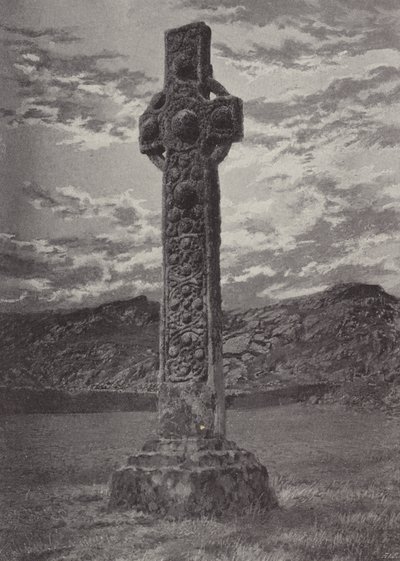 St Martins Cross, Iona od English Photographer