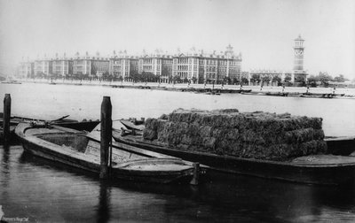Nemocnice St Thomas, Albert Embankment, konec 19 od English Photographer