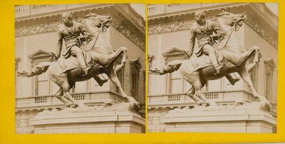 Socha generála Sira Jamese Outrama, pro Kalkatu, nyní ve Waterloo Place, od JH Foley, RA od English Photographer
