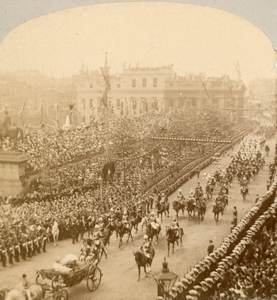 Stereografický tisk diamantového jubilea královny Viktorie od English Photographer