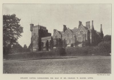 Hrad Stradey, Carmarthen, sídlo pana Charlese W Mansela Lewise od English Photographer
