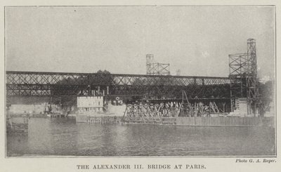 Most Alexandra III v Paříži od English Photographer