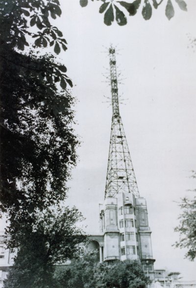 Televize Alexandra Palace vysílala anténu od English Photographer