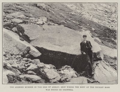 Údajná vražda na ostrově Arran, místo, kde bylo nalezeno tělo turistické růže na Goatfell od English Photographer