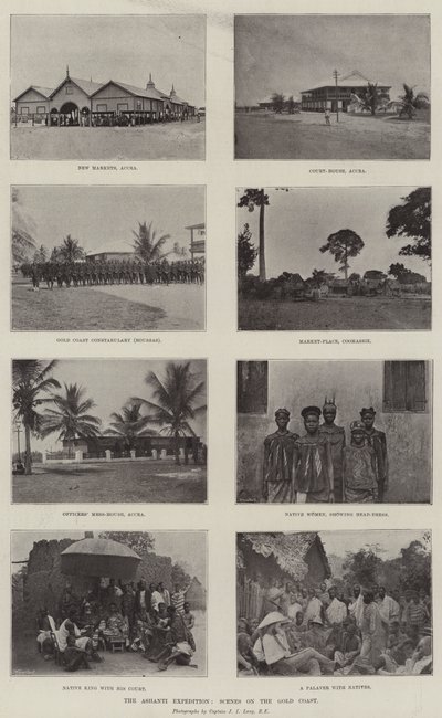 Ashanti Expedition, Scény na Gold Coast od English Photographer