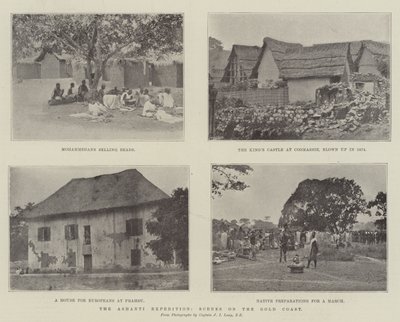 Ashanti Expedition, Scény na Gold Coast od English Photographer