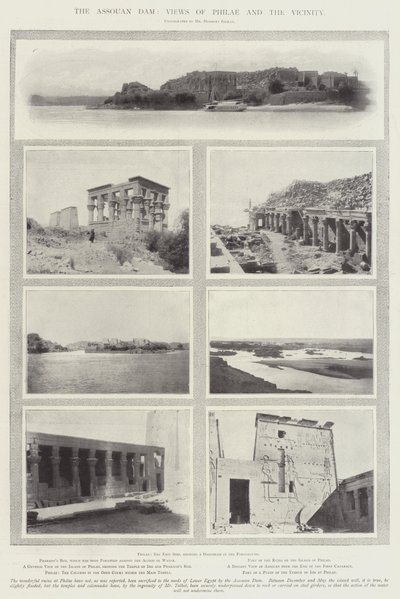 Assouan Dam, Pohledy na Philae a okolí od English Photographer