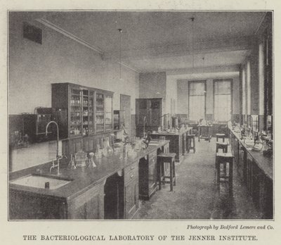 Bakteriologická laboratoř Jennerova institutu od English Photographer