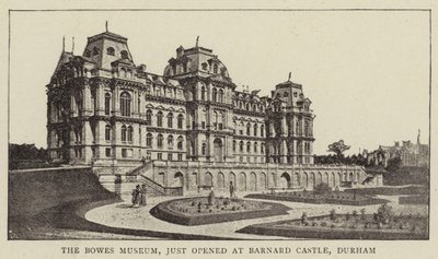 The Bowes Museum, právě otevřeno na Barnard Castle, Durham od English Photographer