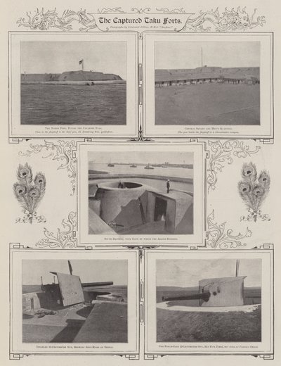 Zajaté pevnosti Taku, 1900 od English Photographer