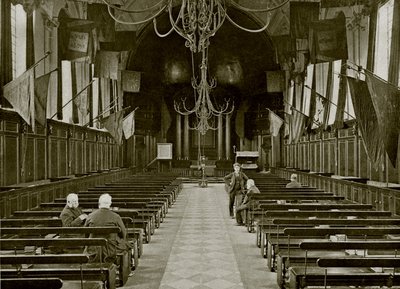 The Chapel, Chelsea Hospital (černobílá fotografie) od English Photographer