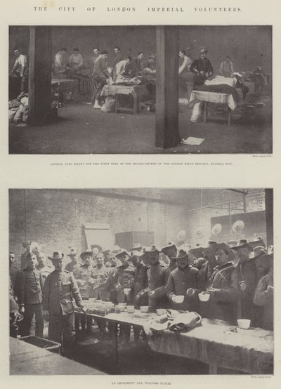 City of London Imperial Volunteers od English Photographer