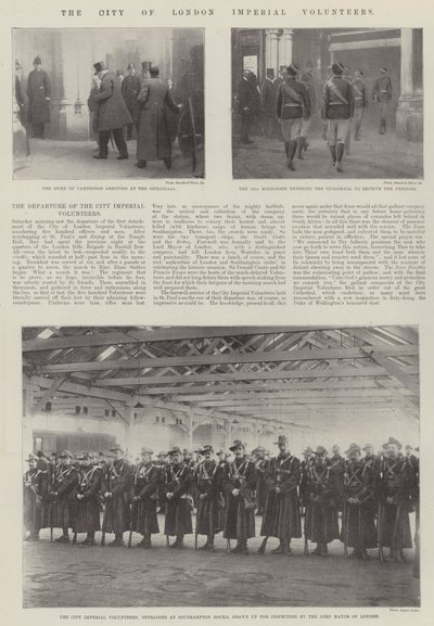 City of London Imperial Volunteers od English Photographer