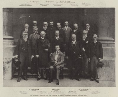 Koloniální úřad a jeho jubilejní hosté od English Photographer