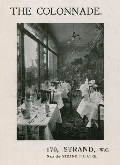 The Colonnade, 170 Strand od English Photographer